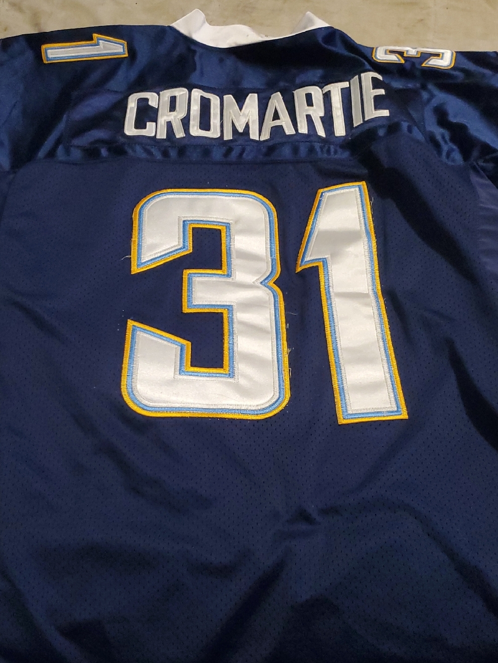 NFL Authentic Reebok Rodgers Cromartie San Diego Chargers Jersey...🏈